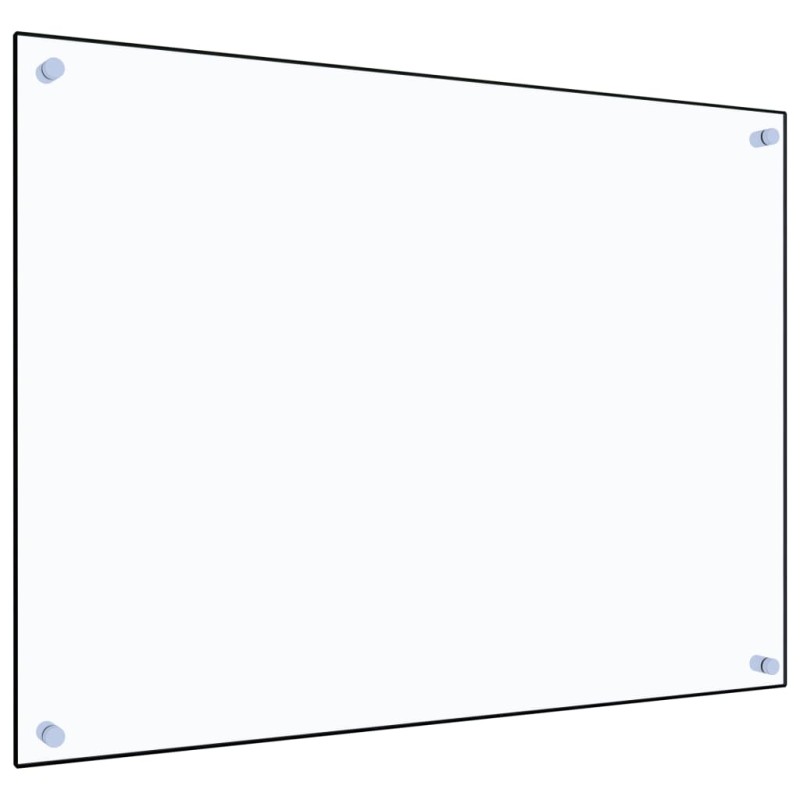 vidaXL Protector contra salpicaduras cocina vidrio templado 80x60 cm vidaXL Protector contra salpicaduras cocina vidrio templado 80x60 cm