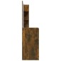 vidaXL Tocador con espejo color roble ahumado 74,5x40x141 cm vidaXL Tocador con espejo color roble ahumado 74,5x40x141 cm