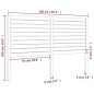 vidaXL Cabecero de cama madera maciza de pino 166x4x100 cm vidaXL Cabecero de cama madera maciza de pino 166x4x100 cm