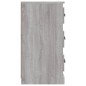 vidaXL Aparador de madera contrachapada gris Sonoma 70x35,5x67,5 cm vidaXL Aparador de madera contrachapada gris Sonoma 70x35,5x67,5 cm