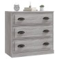 vidaXL Aparador de madera contrachapada gris Sonoma 70x35,5x67,5 cm vidaXL Aparador de madera contrachapada gris Sonoma 70x35,5x67,5 cm