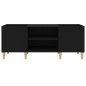 vidaXL Mueble para discos madera contrachapada negro 121x38x48 cm vidaXL Mueble para discos madera contrachapada negro 121x38x48 cm