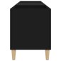 vidaXL Mueble para discos madera contrachapada negro 121x38x48 cm vidaXL Mueble para discos madera contrachapada negro 121x38x48 cm
