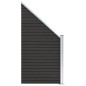 vidaXL Panel de valla WPC gris 95x(105-180) cm vidaXL Panel de valla WPC gris 95x(105-180) cm
