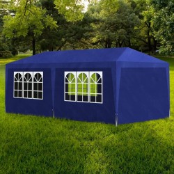 vidaXL Carpa para fiestas azul 3x6 m