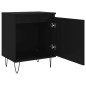 vidaXL Mesitas de noche 2 uds madera de ingeniería negro 40x30x50 cm vidaXL Mesitas de noche 2 uds madera de ingeniería negro 40x30x50 cm