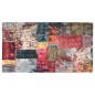 vidaXL Alfombra lavable patchwork antideslizante multicolor 190x300 cm vidaXL Alfombra lavable patchwork antideslizante multicolor 190x300 cm
