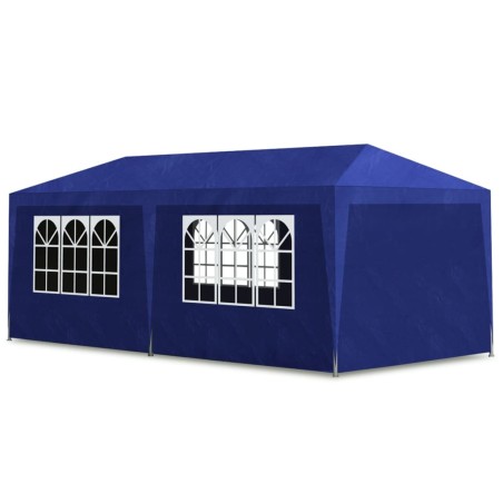 vidaXL Carpa para fiestas azul 3x6 m