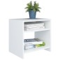 vidaXL Mesitas de noche 2 uds madera contrachapada blanco 40x30x40 cm vidaXL Mesitas de noche 2 uds madera contrachapada blanco 40x30x40 cm