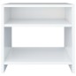 vidaXL Mesitas de noche 2 uds madera contrachapada blanco 40x30x40 cm vidaXL Mesitas de noche 2 uds madera contrachapada blanco 40x30x40 cm