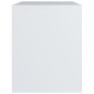 vidaXL Mesitas de noche 2 uds madera contrachapada blanco 40x30x40 cm vidaXL Mesitas de noche 2 uds madera contrachapada blanco 40x30x40 cm