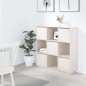 vidaXL Aparador alto de madera maciza de pino blanco 110,5x35x117 cm vidaXL Aparador alto de madera maciza de pino blanco 110,5x35x117 cm
