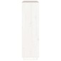 vidaXL Aparador alto de madera maciza de pino blanco 110,5x35x117 cm vidaXL Aparador alto de madera maciza de pino blanco 110,5x35x117 cm