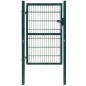 vidaXL Cancela de valla 2D individual verde 106x230 cm vidaXL Cancela de valla 2D individual verde 106x230 cm