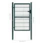vidaXL Cancela de valla 2D individual verde 106x230 cm vidaXL Cancela de valla 2D individual verde 106x230 cm