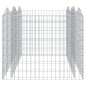 vidaXL Arriate de gaviones forma arco hierro galvanizado 200x100x100cm vidaXL Arriate de gaviones forma arco hierro galvanizado 200x100x100cm