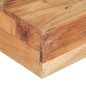vidaXL Mesa de centro de madera maciza de acacia 80x80x28 cm vidaXL Mesa de centro de madera maciza de acacia 80x80x28 cm