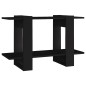 vidaXL Estantería/divisor de espacios negro 80x30x51 cm