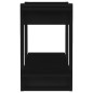 vidaXL Estantería/divisor de espacios negro 80x30x51 cm