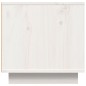 vidaXL Mueble de TV madera maciza de pino blanco 140x40x40 cm