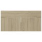 vidaXL Armario para lavabo contrachapada color roble 90x38,5x46 cm vidaXL Armario para lavabo contrachapada color roble 90x38,5x46 cm