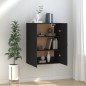 vidaXL Armario colgante de madera contrachapada negro 69,5x34x90 cm vidaXL Armario colgante de madera contrachapada negro 69,5x34x90 cm