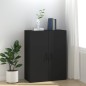 vidaXL Armario colgante de madera contrachapada negro 69,5x34x90 cm vidaXL Armario colgante de madera contrachapada negro 69,5x34x90 cm