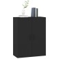 vidaXL Armario colgante de madera contrachapada negro 69,5x34x90 cm vidaXL Armario colgante de madera contrachapada negro 69,5x34x90 cm