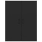 vidaXL Armario colgante de madera contrachapada negro 69,5x34x90 cm vidaXL Armario colgante de madera contrachapada negro 69,5x34x90 cm