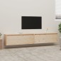 vidaXL Armario de pared 2 uds madera maciza de pino 100x30x35 cm vidaXL Armario de pared 2 uds madera maciza de pino 100x30x35 cm