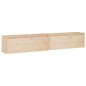 vidaXL Armario de pared 2 uds madera maciza de pino 100x30x35 cm vidaXL Armario de pared 2 uds madera maciza de pino 100x30x35 cm