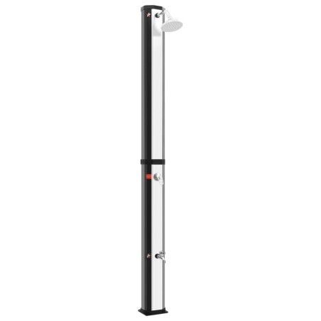 vidaXL Ducha solar exterior con rociador y grifo 35 L