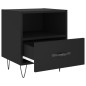 vidaXL Mesitas de noche 2 uds madera ingeniería negro 40x35x47,5 cm vidaXL Mesitas de noche 2 uds madera ingeniería negro 40x35x47,5 cm