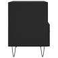 vidaXL Mesitas de noche 2 uds madera ingeniería negro 40x35x47,5 cm vidaXL Mesitas de noche 2 uds madera ingeniería negro 40x35x47,5 cm