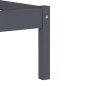vidaXL Estructura de cama de madera maciza de pino gris 120x200 cm