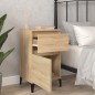 vidaXL Mesitas de noche 2 uds color roble sonoma 40x35x70 cm