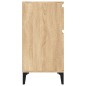 vidaXL Mesitas de noche 2 uds color roble sonoma 40x35x70 cm