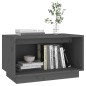 vidaXL Mueble de TV de madera maciza de pino gris 60x35x35 cm vidaXL Mueble de TV de madera maciza de pino gris 60x35x35 cm