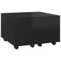 vidaXL Mesa de centro madera contrachapada negro brillante 60x60x38 cm vidaXL Mesa de centro madera contrachapada negro brillante 60x60x38 cm