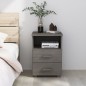 vidaXL Mesita de noche HAMAR madera pino maciza gris claro 40x35x62 cm vidaXL Mesita de noche HAMAR madera pino maciza gris claro 40x35x62 cm