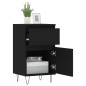 vidaXL Aparadores 2 uds madera de ingeniería negro 40x35x70 cm vidaXL Aparadores 2 uds madera de ingeniería negro 40x35x70 cm