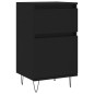 vidaXL Aparadores 2 uds madera de ingeniería negro 40x35x70 cm vidaXL Aparadores 2 uds madera de ingeniería negro 40x35x70 cm