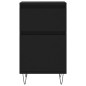 vidaXL Aparadores 2 uds madera de ingeniería negro 40x35x70 cm vidaXL Aparadores 2 uds madera de ingeniería negro 40x35x70 cm