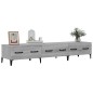 vidaXL Mueble para TV madera contrachapada gris Sonoma 150x34,5x30 cm vidaXL Mueble para TV madera contrachapada gris Sonoma 150x34,5x30 cm