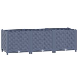 vidaXL Arriate polipropileno 120x40x38 cm