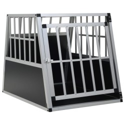 vidaXL Jaula de perro con puerta única 65x91x69,5 cm