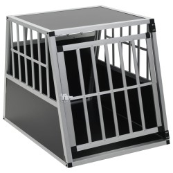 vidaXL Jaula de perro con puerta única 65x91x69,5 cm