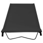 vidaXL Camas de camping 2 uds tela Oxford y acero negro 180x60x19 cm vidaXL Camas de camping 2 uds tela Oxford y acero negro 180x60x19 cm