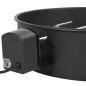 vidaXL Kit de anillo asador de barbacoa negro 57 cm vidaXL Kit de anillo asador de barbacoa negro 57 cm