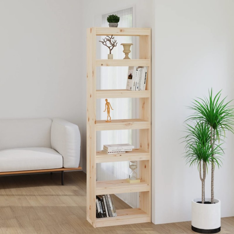 vidaXL Estantería/divisor de espacios madera de pino 60x30x199,5 cm vidaXL Estantería/divisor de espacios madera de pino 60x30x199,5 cm